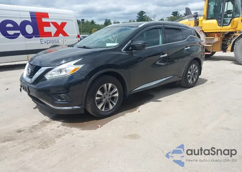 2016 Nissan Murano Sl из США, поврежденный, VIN 5N1AZ2MH2GN159861